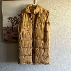 CJLA puffer long vest.